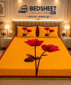 100% কটন ডিজিটাল প্রিন্টেড বেডশিট (Copy)